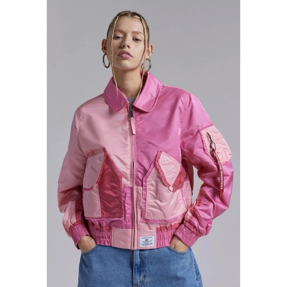 Urban Outfitters X Alpha Industries CWU 45/P Pink Bomber Jacket S NWT